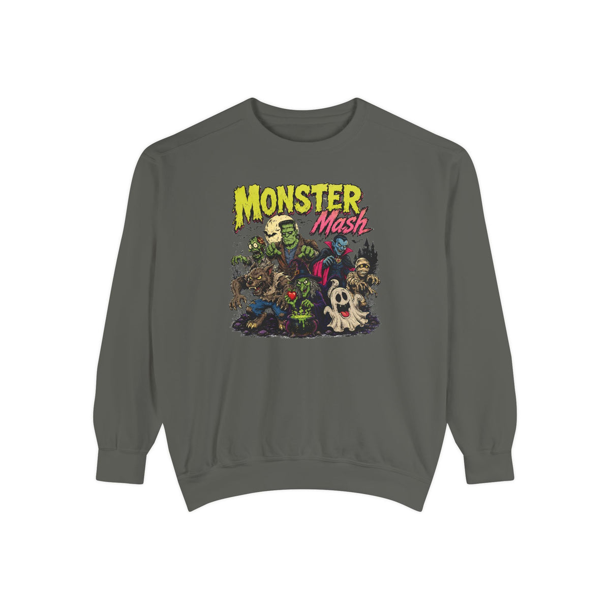 Retro Monster Mash  pullover