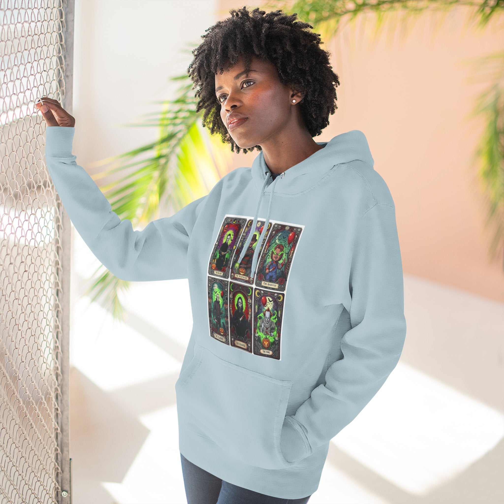 Horror Squad "FRIENDS" Graphic Hoodie — Retro Slasher Characters Pullover