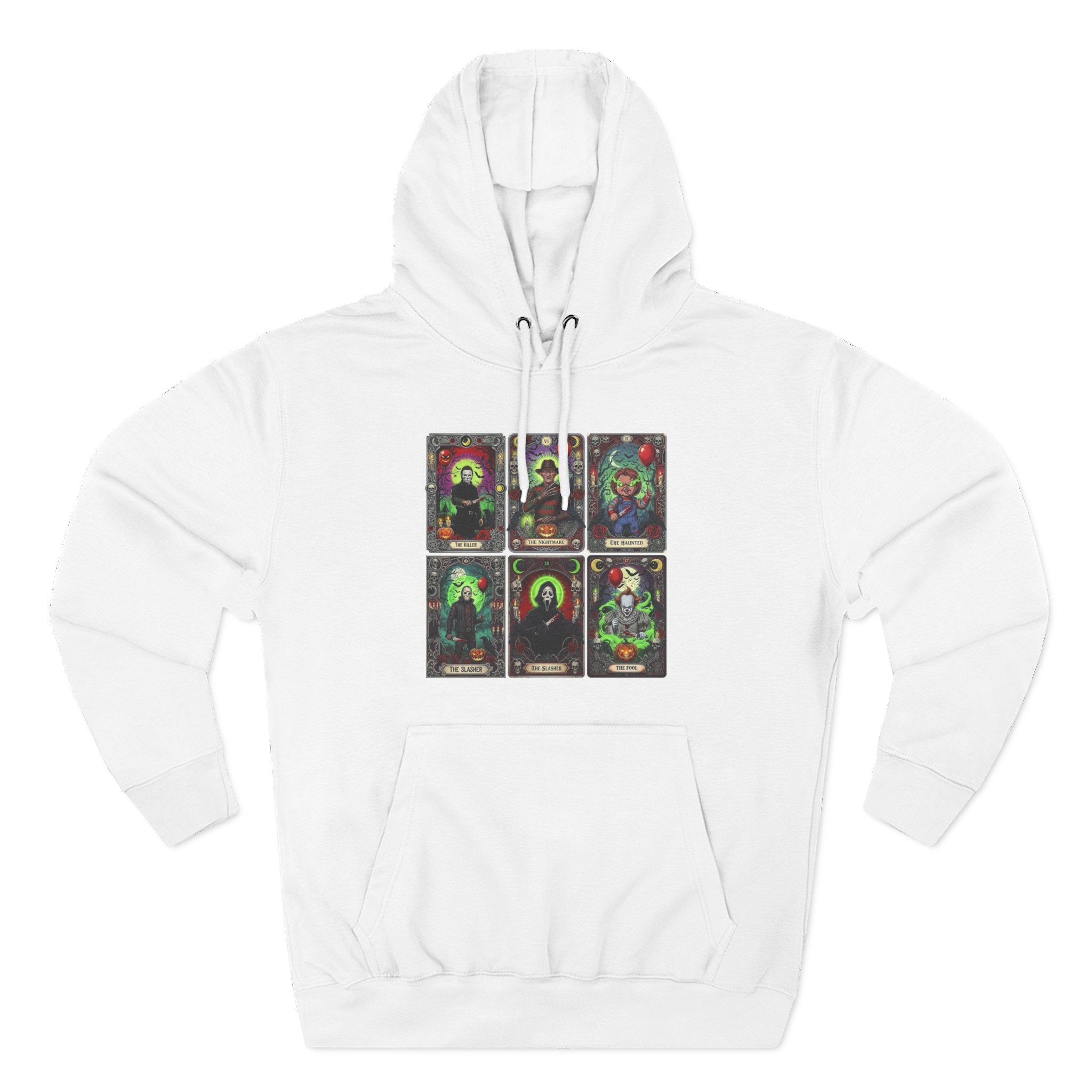 Horror Squad "FRIENDS" Graphic Hoodie — Retro Slasher Characters Pullover
