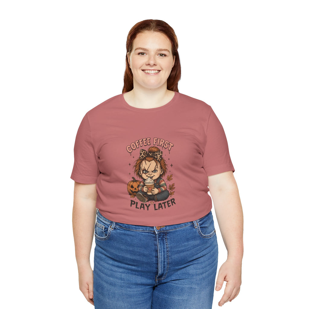 Spooky Season Tee — Leopard & Checker Ghosts Halloween Shirt