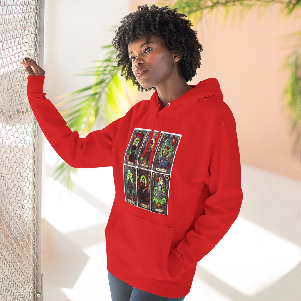 Horror Squad "FRIENDS" Graphic Hoodie — Retro Slasher Characters Pullover