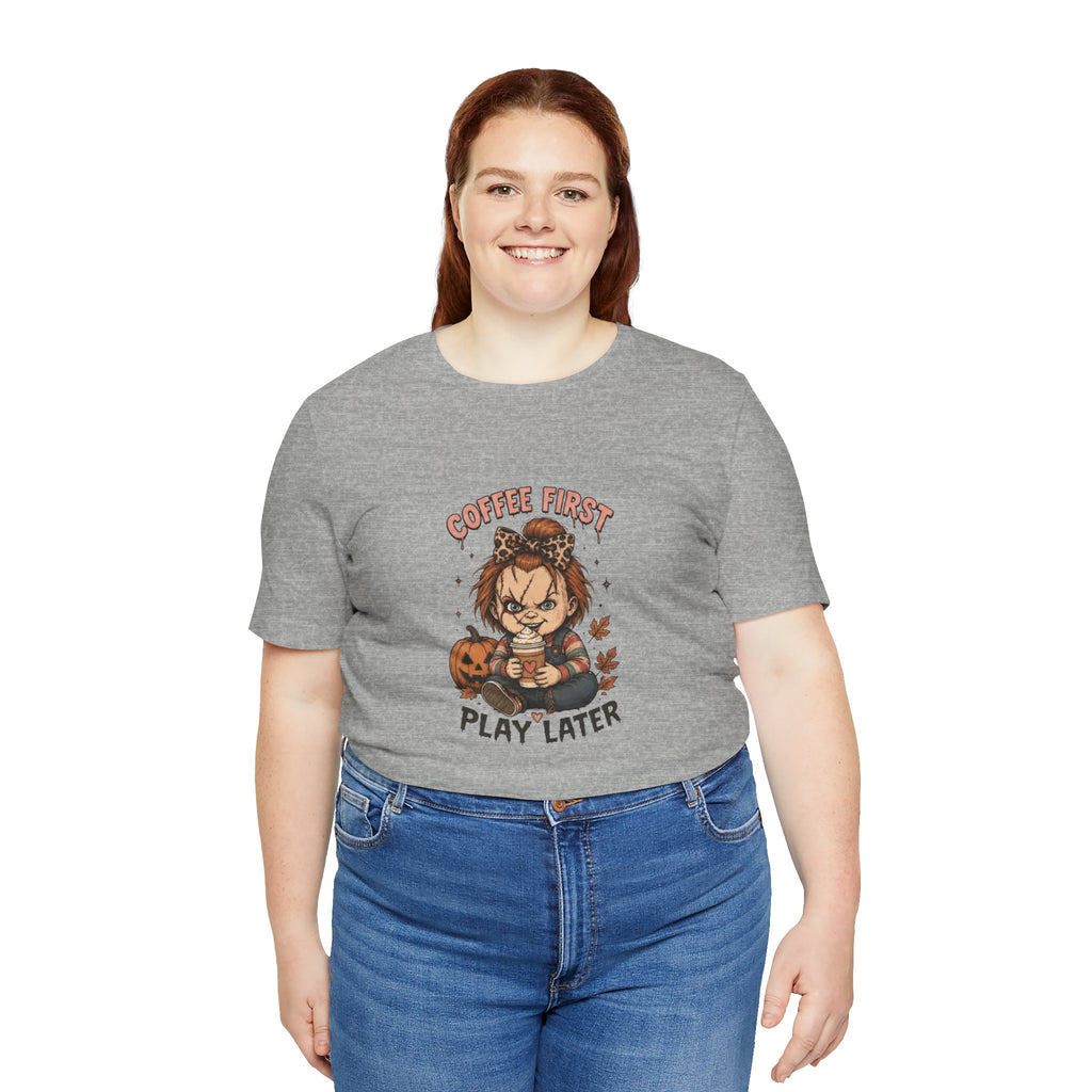 Spooky Season Tee — Leopard & Checker Ghosts Halloween Shirt