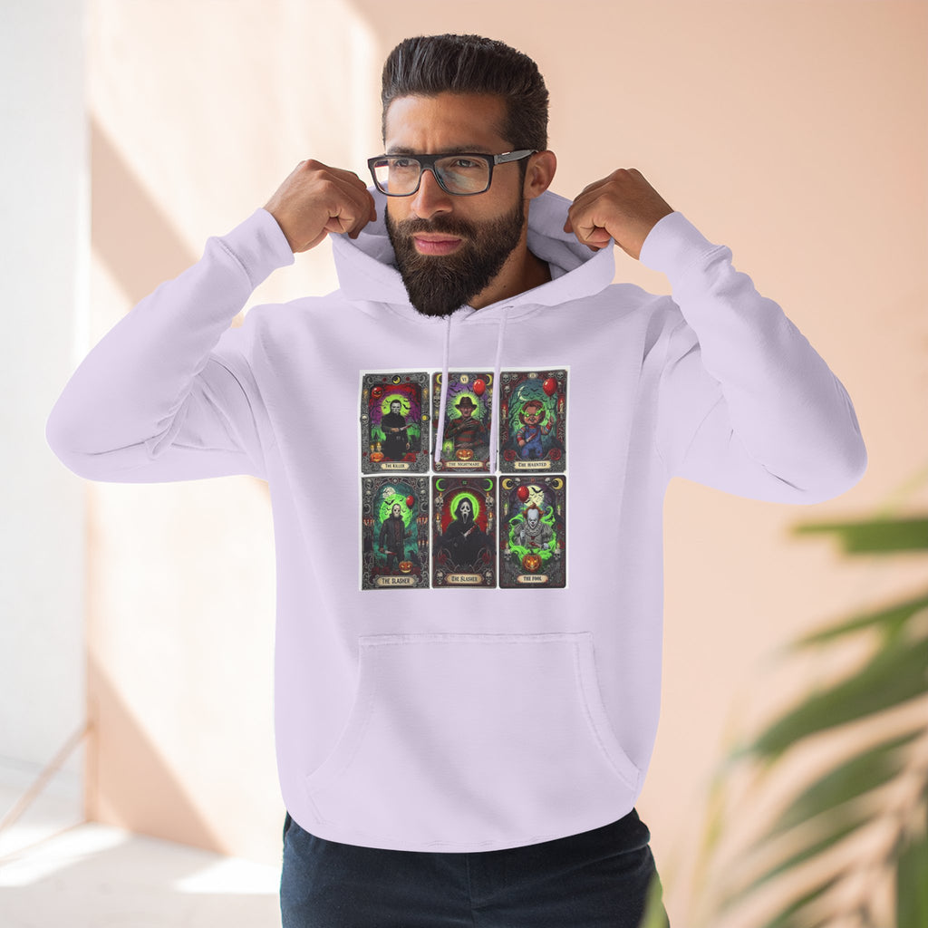 Horror Squad "FRIENDS" Graphic Hoodie — Retro Slasher Characters Pullover
