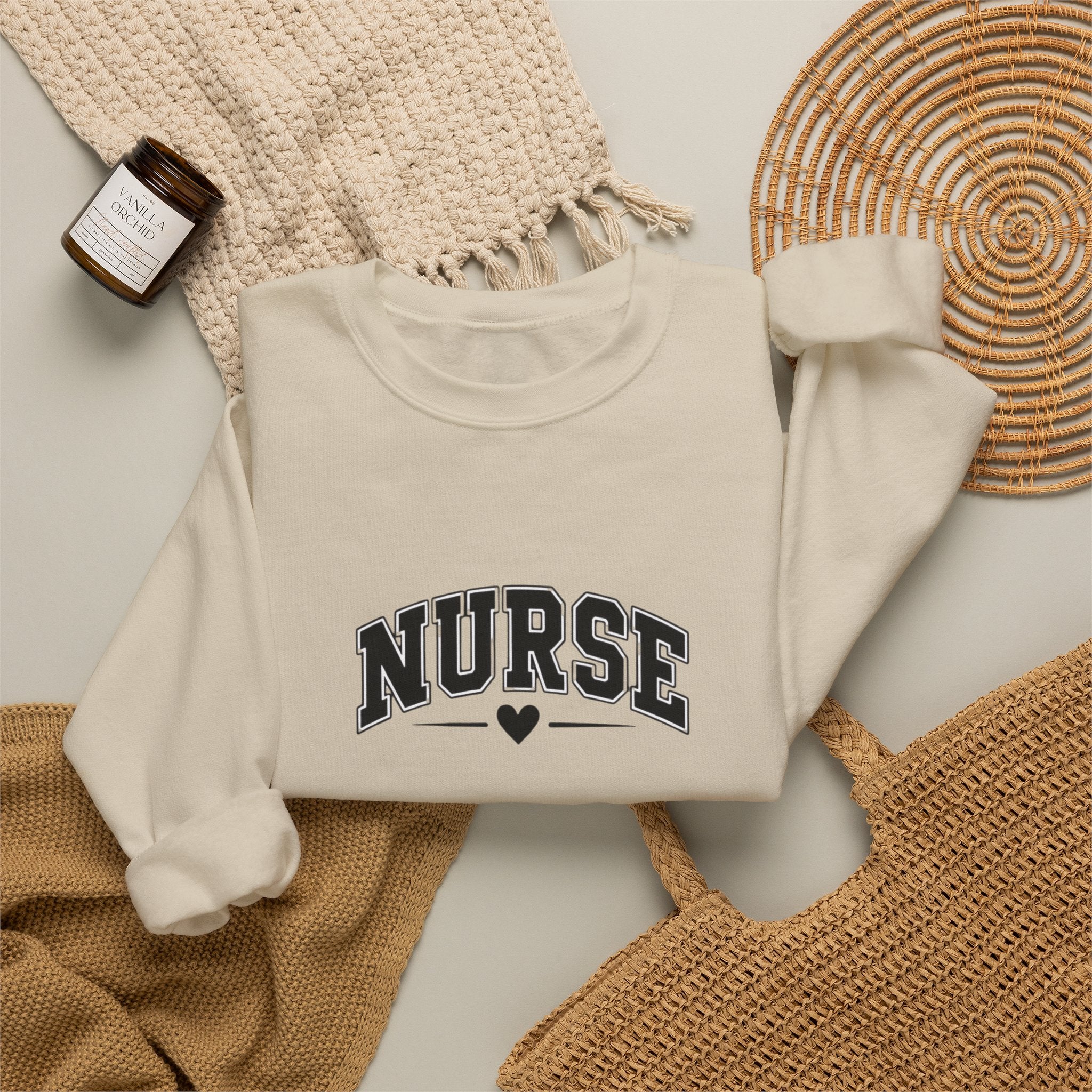Nurse Bold Crewneck Sweatshirt