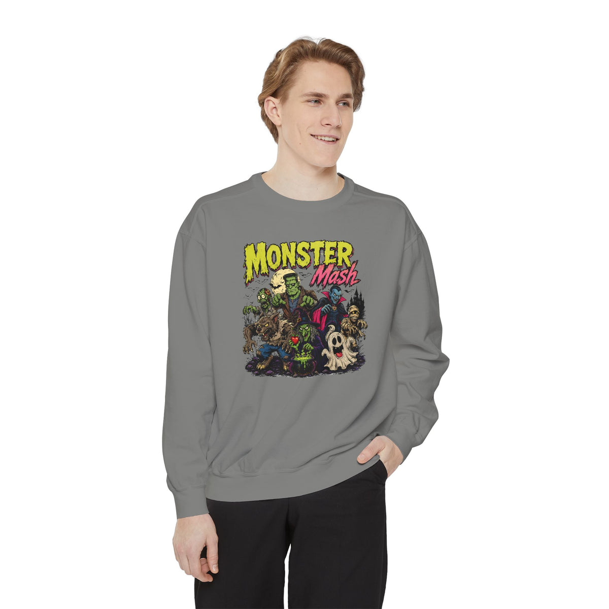 Retro Monster Mash  pullover