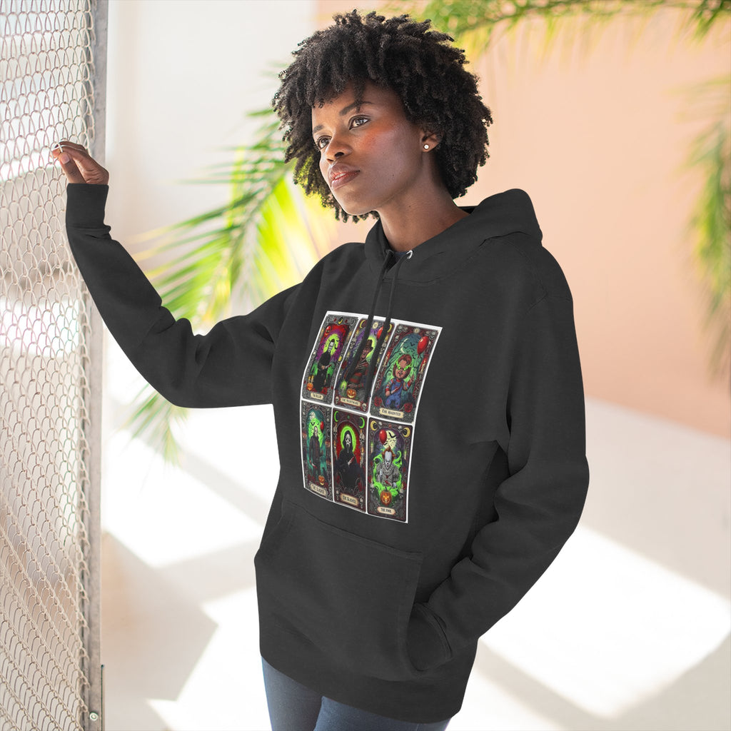 Horror Squad "FRIENDS" Graphic Hoodie — Retro Slasher Characters Pullover