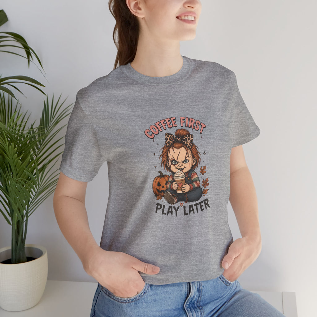 Spooky Season Tee — Leopard & Checker Ghosts Halloween Shirt