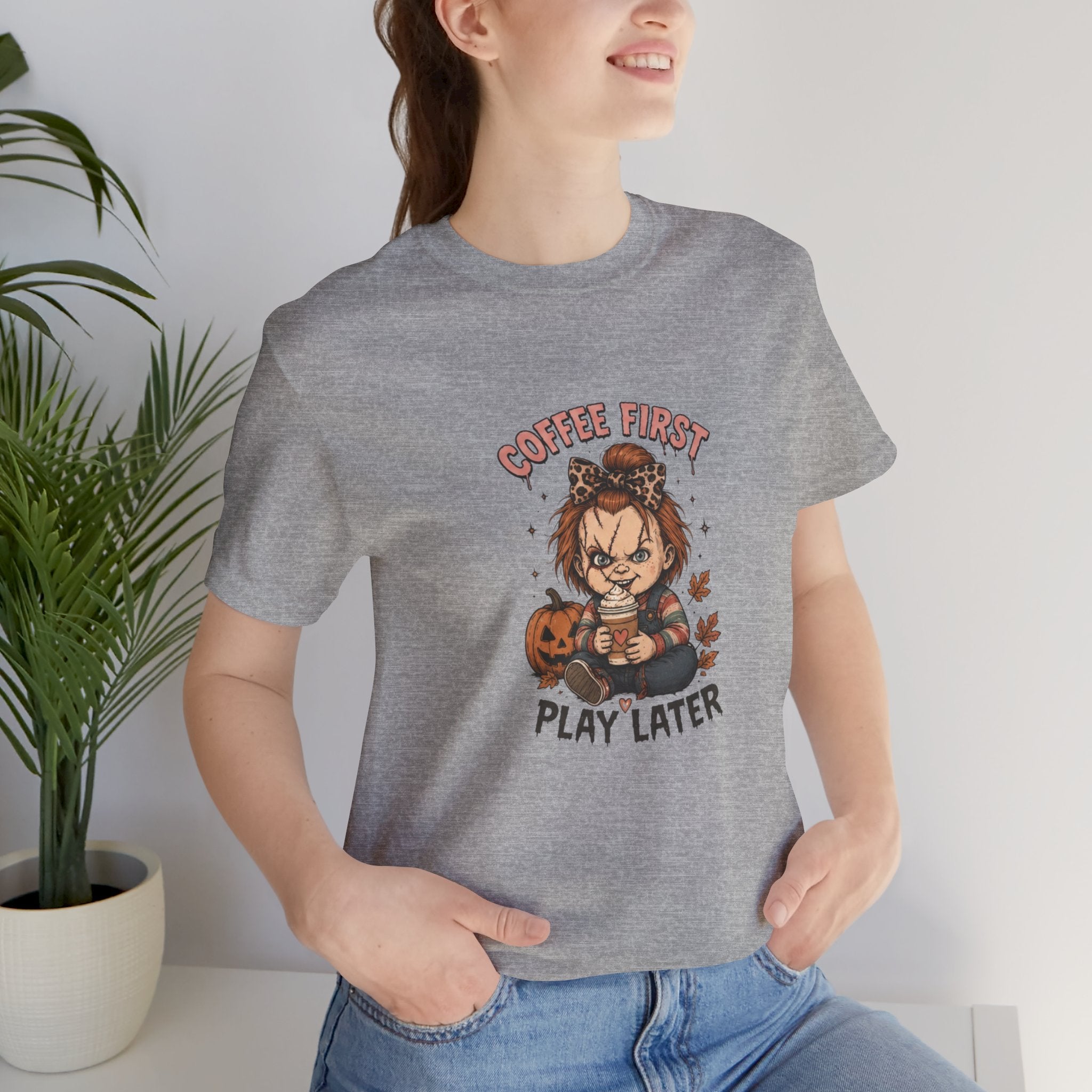 Spooky Season Tee — Leopard & Checker Ghosts Halloween Shirt