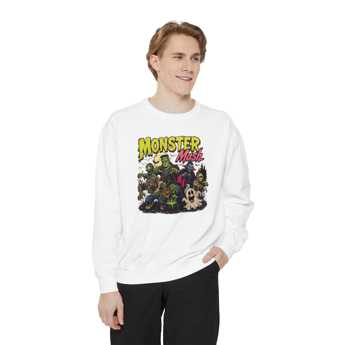 Retro Monster Mash  pullover