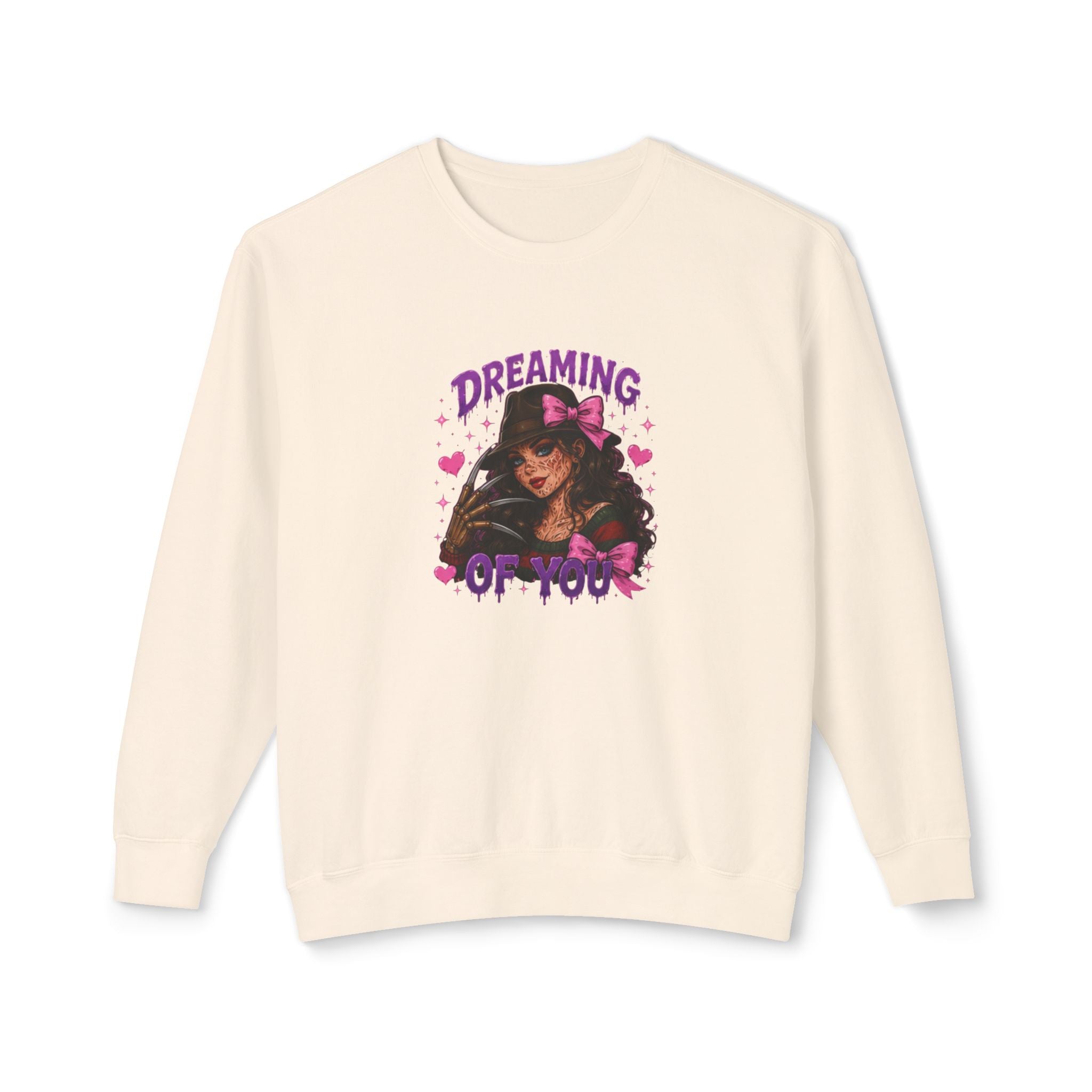 Spooky But Sweet Crewneck Sweatshirt — Cute Horror Michael Myers Graphic