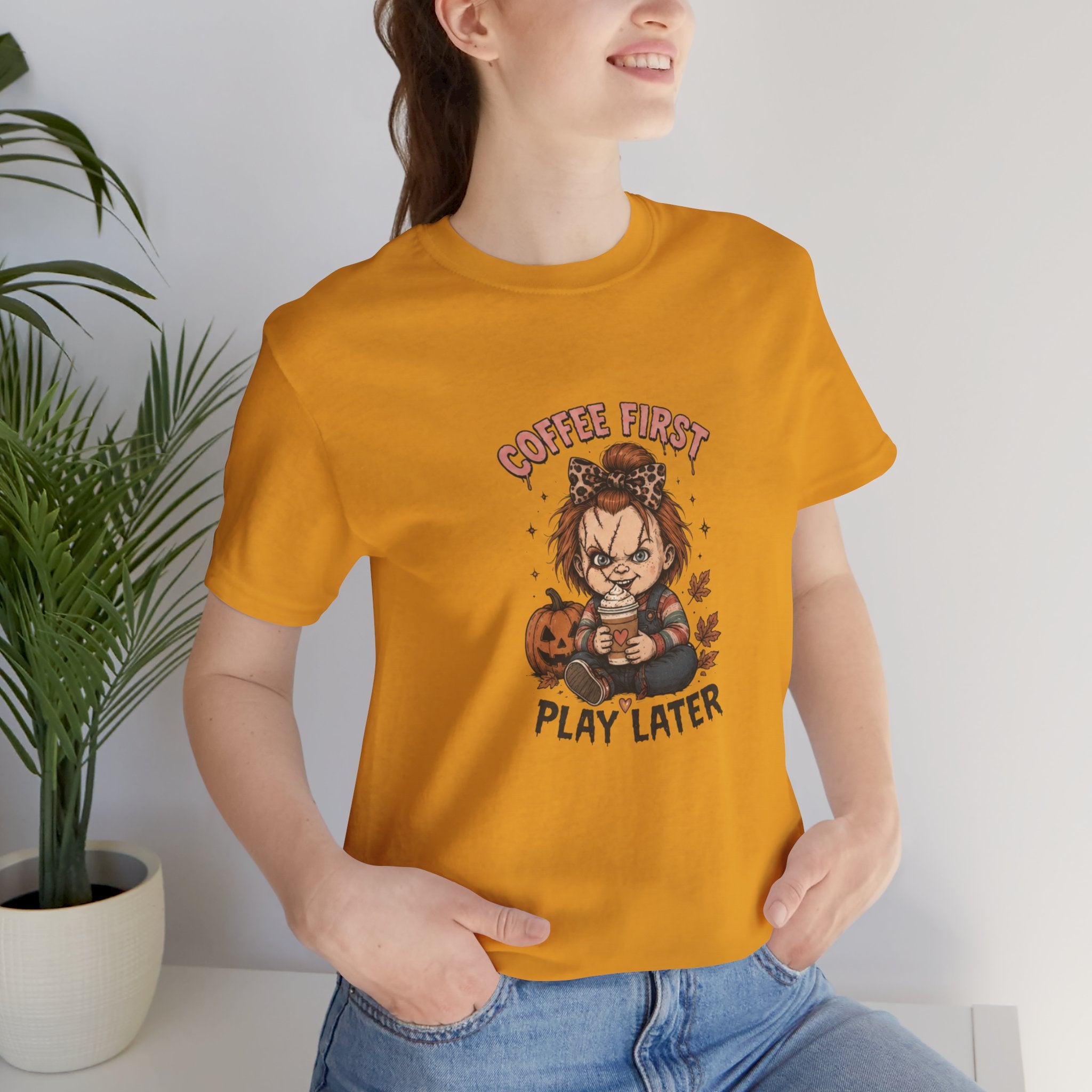 Spooky Season Tee — Leopard & Checker Ghosts Halloween Shirt