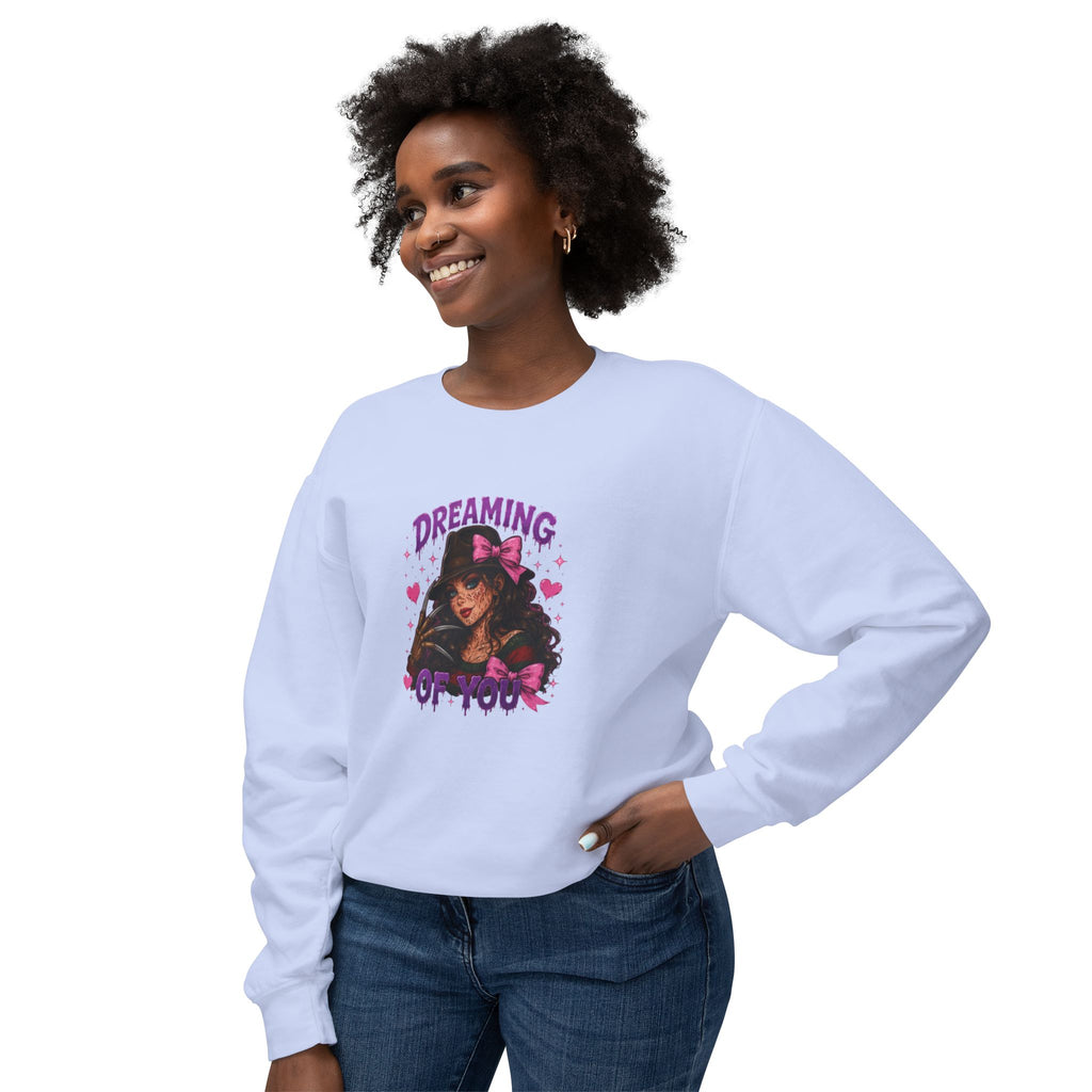 Spooky But Sweet Crewneck Sweatshirt — Cute Horror Michael Myers Graphic