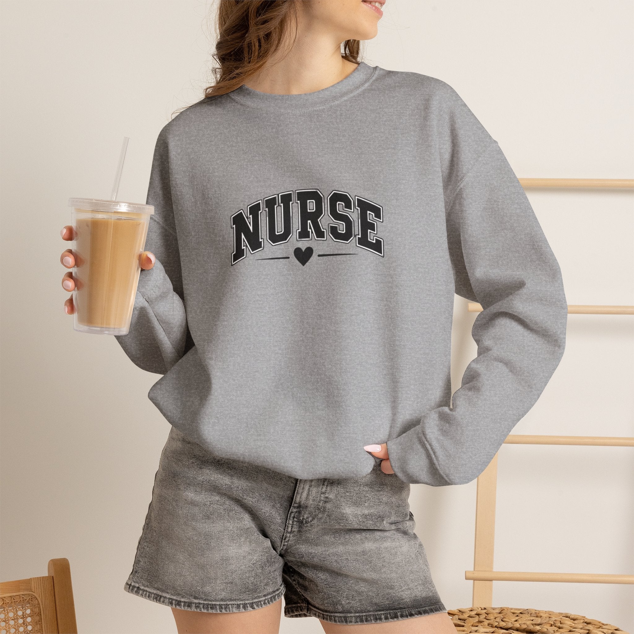 Nurse Bold Crewneck Sweatshirt