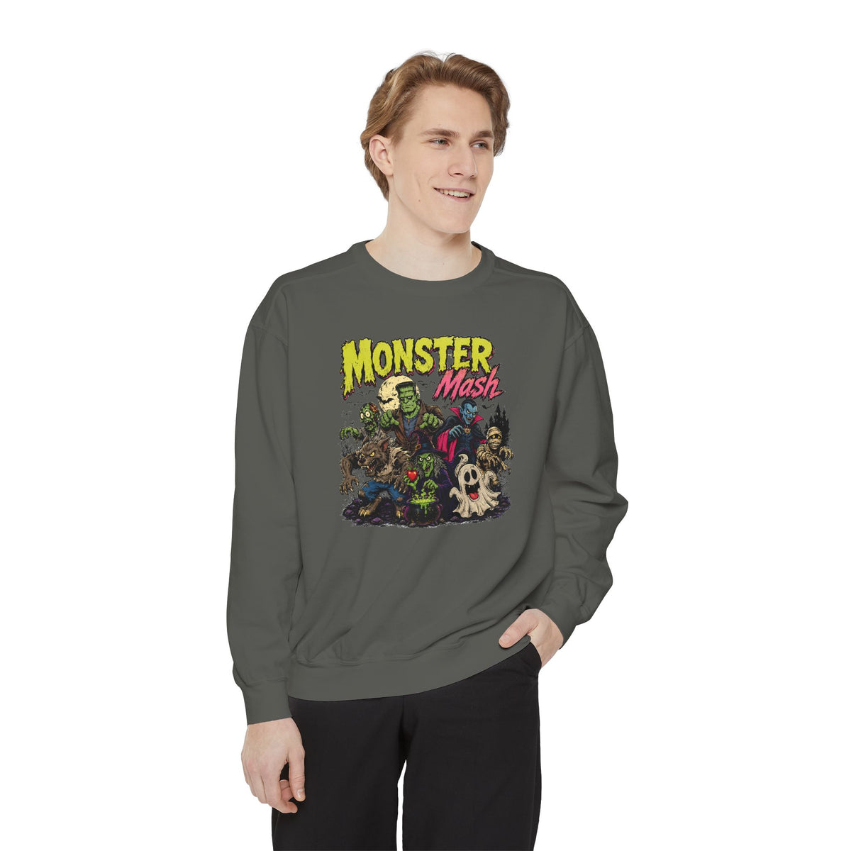 Retro Monster Mash  pullover