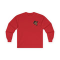 Long Sleeve Tee — Retro Cowboy Skull Graphic