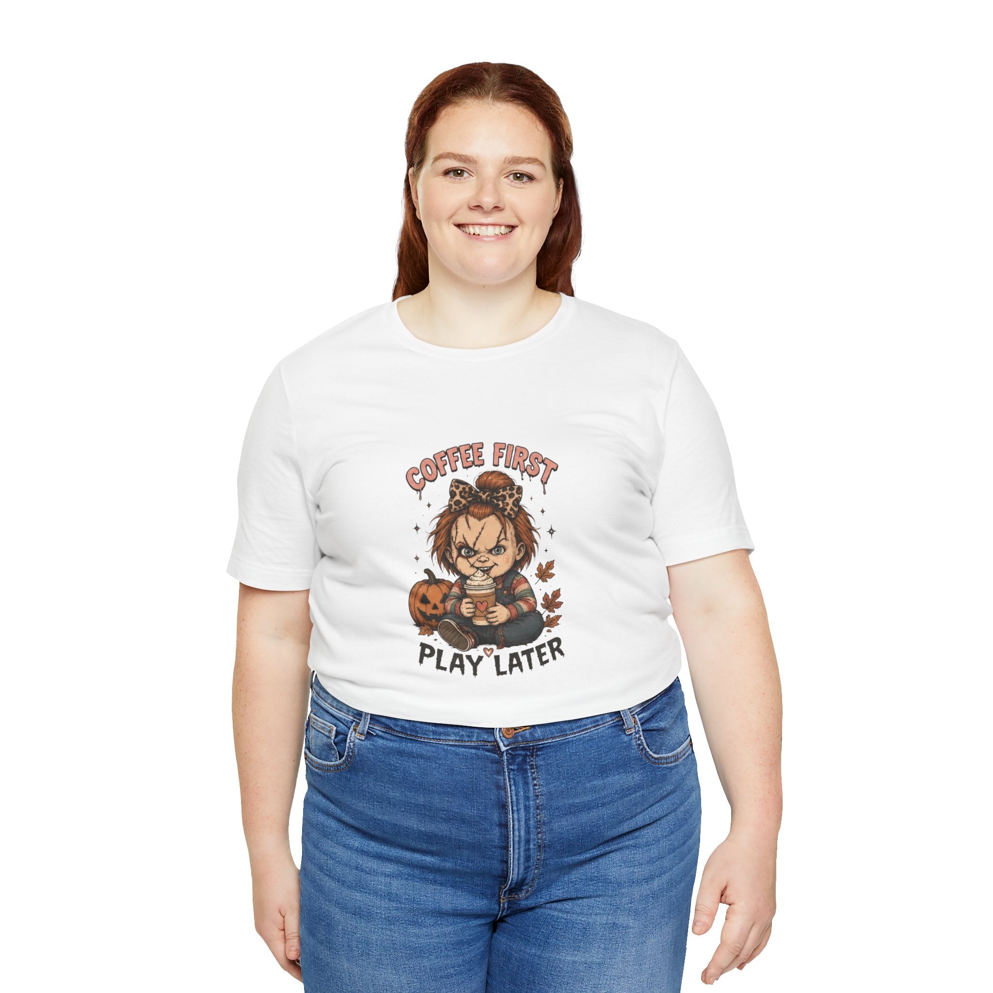 Spooky Season Tee — Leopard & Checker Ghosts Halloween Shirt