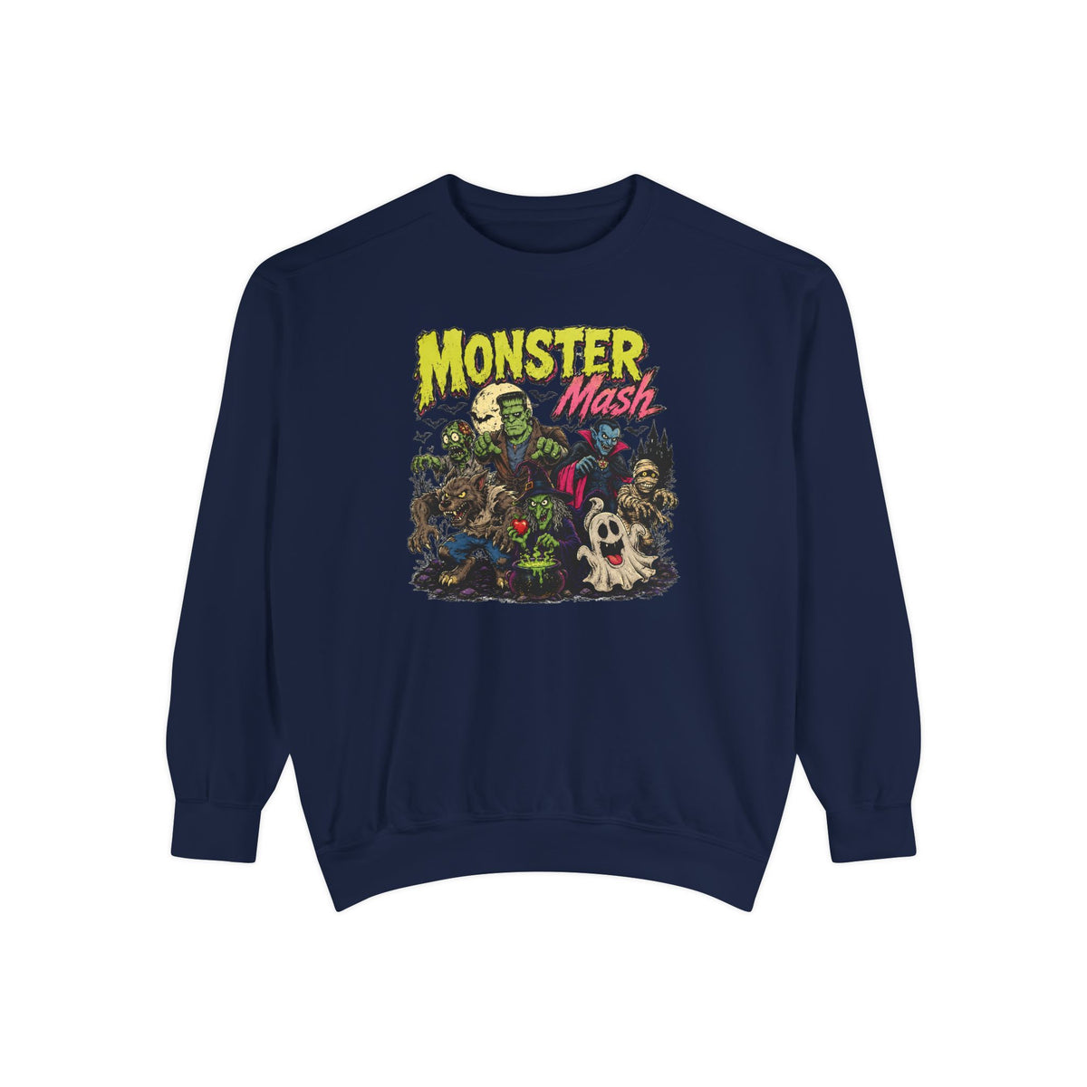 Retro Monster Mash  pullover