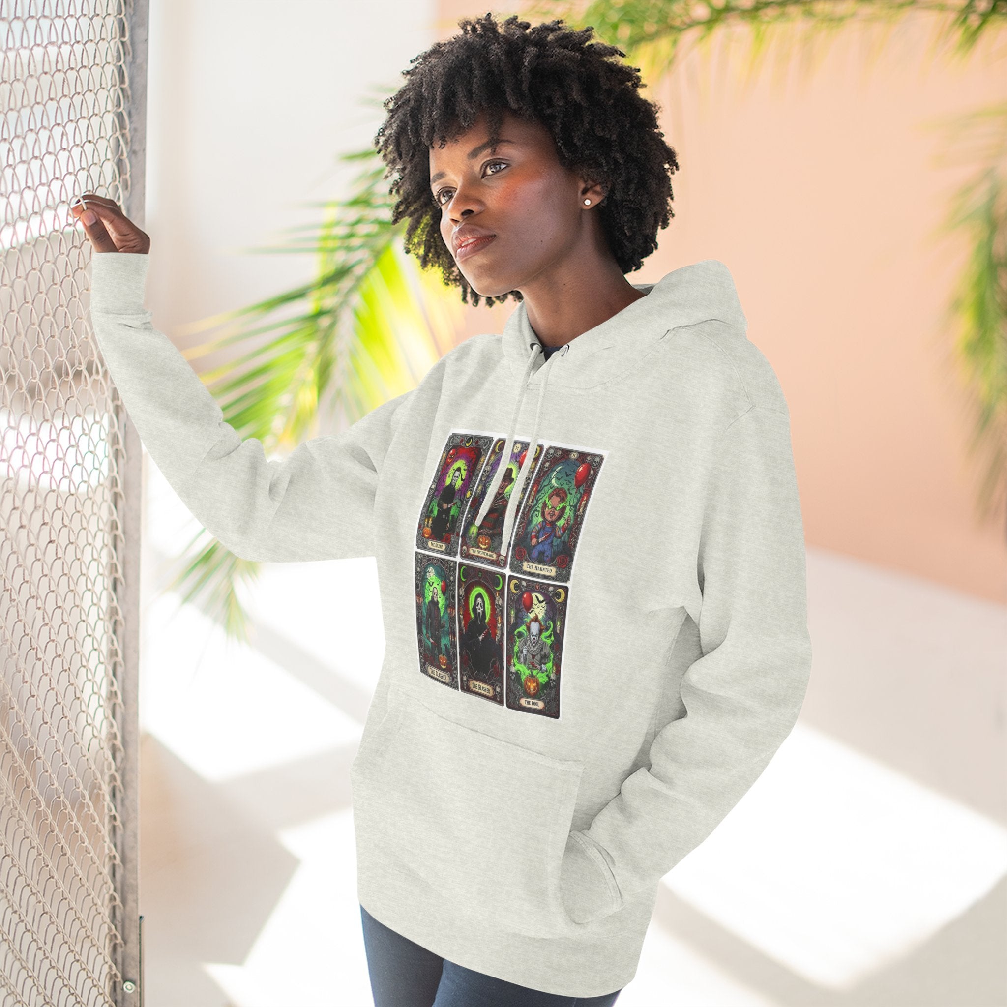 Horror Squad "FRIENDS" Graphic Hoodie — Retro Slasher Characters Pullover
